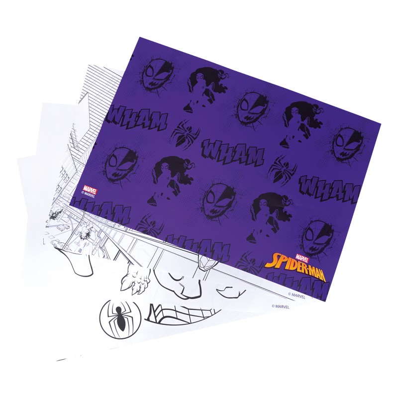 AS Σετ Ζωγραφικής Marvel Spiderman Σε Διάφανη Τσάντα Για 3+ Χρονών