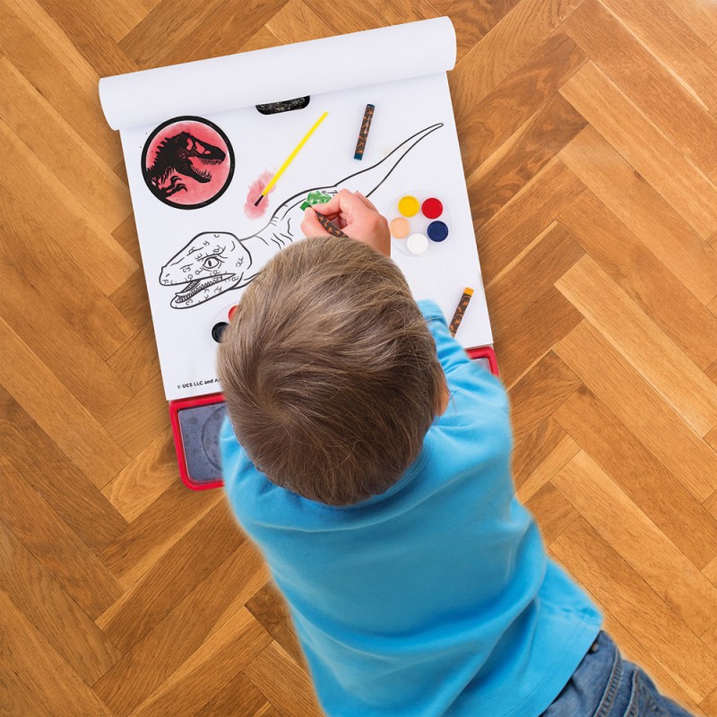 Giga Block Σετ Ζωγραφικής Jurassic World 4 Σε 1 Για 3+ Χρονών