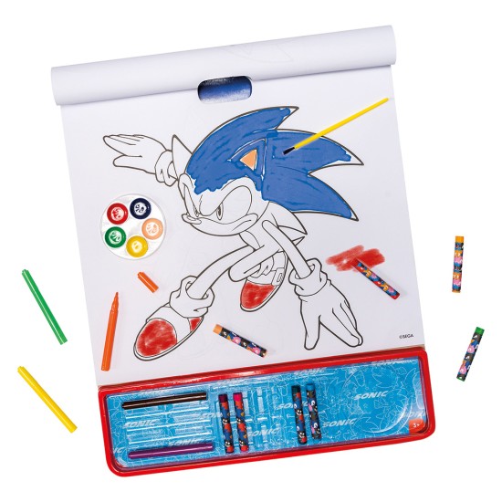 Giga Block Σετ Ζωγραφικής Sonic The Hedgehog 5 Σε 1 Για 3+ Χρονών Giga Block Σετ Ζωγραφικής Sonic The Hedgehog 5 Σε 1 Για 3+ Χρονών