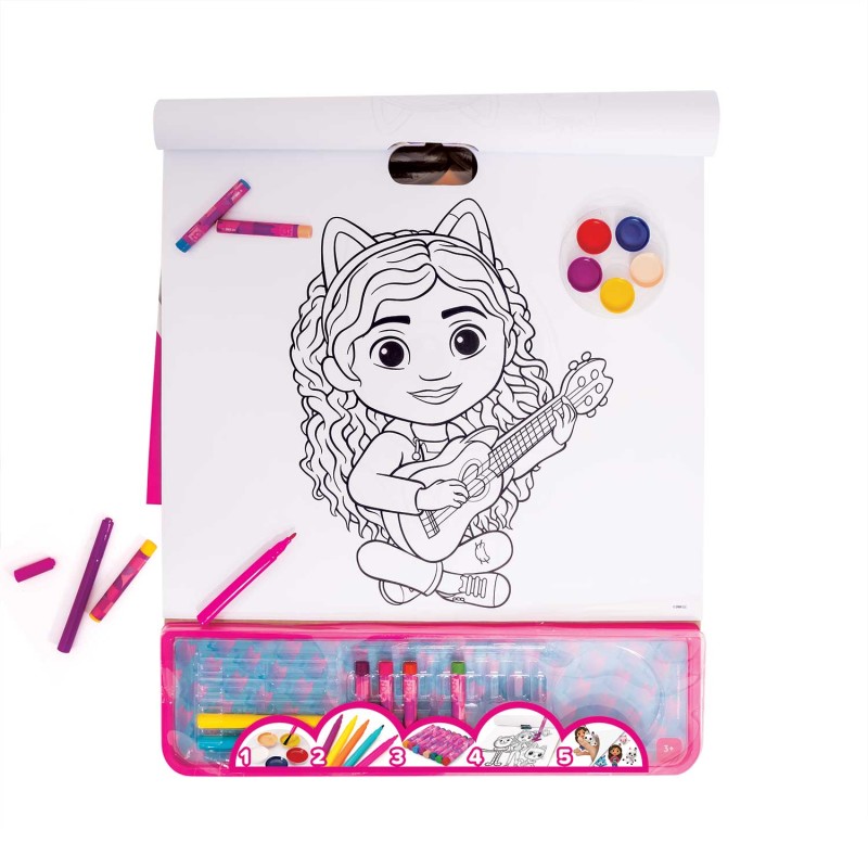 Giga Block 5 Σε 1 Σετ Ζωγραφικής DreamWorks Gabbys Dollhouse Για 3+ Χρονών