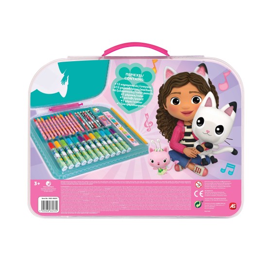 AS Art Case Σετ Ζωγραφικής DreamWorks Gabby's Dollhouse Για 3+ Χρονών AS Art Case Σετ Ζωγραφικής DreamWorks Gabbys Dollhouse Για 3+ Χρονών