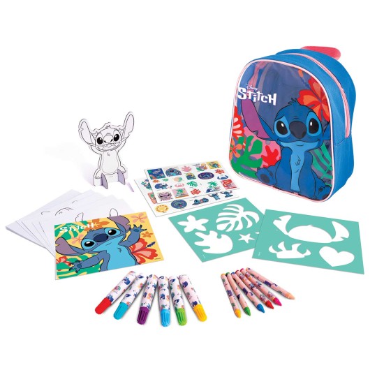 AS Σετ Ζωγραφικής Σε Backpack Disney Stitch Για 3+ Χρονών AS Σετ Ζωγραφικής Σε Backpack Disney Stitch Για 3+ Χρονών