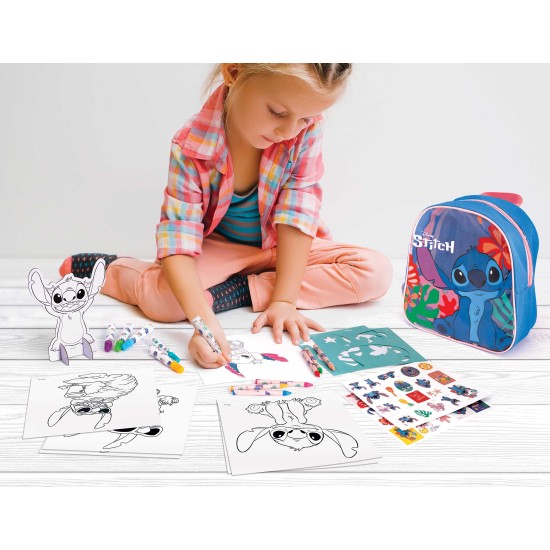 AS Σετ Ζωγραφικής Σε Backpack Disney Stitch Για 3+ Χρονών AS Σετ Ζωγραφικής Σε Backpack Disney Stitch Για 3+ Χρονών