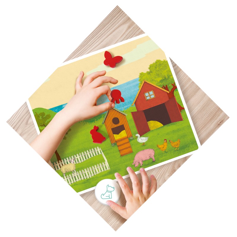 Montessori Εκπαιδευτικό Παιχνίδι Αυτό Εδώ, Αυτό Εκεί Για 3-6 Χρονών