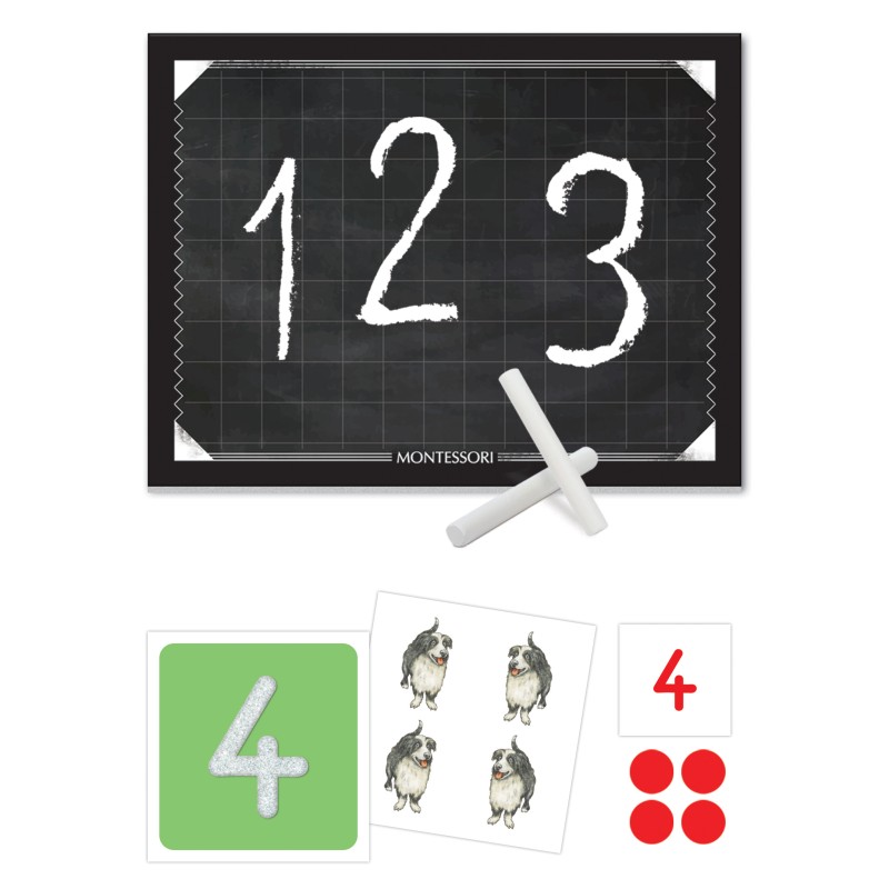 Montessori Εκπαιδευτικό Παιχνίδι Οι Αριθμοί Για 4-6 Χρονών