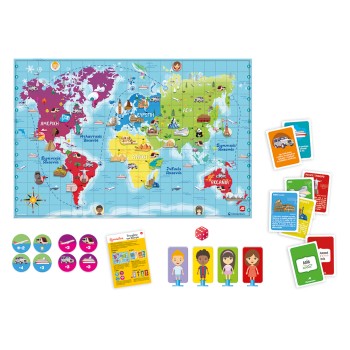 Εξυπνούλης Εκπαιδευτικό Παιχνίδι Γνωρίζω Τον Κόσμο Για 6+ Χρονών