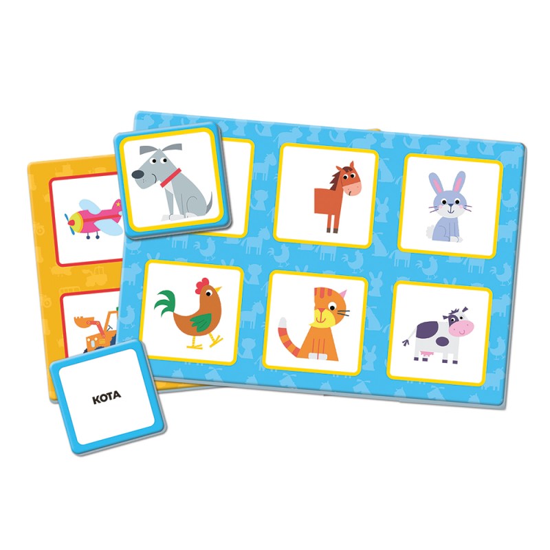 Εξυπνούλης Baby Montessori Εκπαιδευτικό Παιχνίδι Παίζω Με Τις Εικόνες Για 12-36 Μηνών