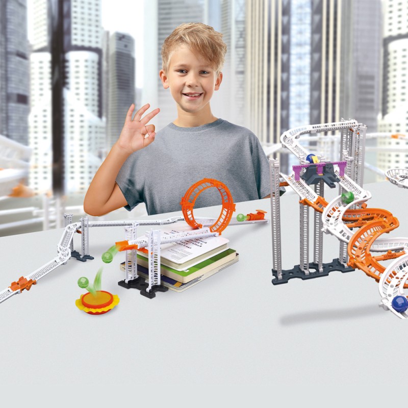 Μαθαίνω Και Δημιουργώ Action-Reaction Εκπαιδευτικό Παιχνίδι Σετ Ράγες Με Διασταυρώσεις Exp. Pack