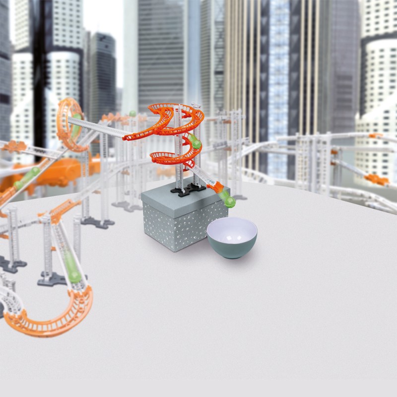 Μαθαίνω Και Δημιουργώ Action-Reaction Εκπαιδευτικό Spiral Tracks-Guardrail-Trapdoor Exp. Pack