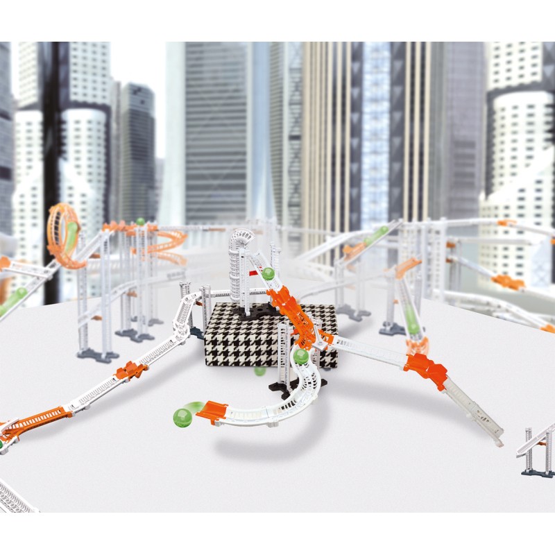 Μαθαίνω Και Δημιουργώ Action-Reaction Εκπαιδευτικό Spiral Tracks-Guardrail-Trapdoor Exp. Pack