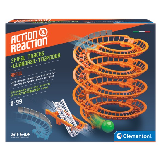Μαθαίνω Και Δημιουργώ Action-Reaction Εκπαιδευτικό Spiral Tracks-Guardrail-Trapdoor Exp. Pack Μαθαίνω Και Δημιουργώ Action-Reaction Εκπαιδευτικό Spiral Tracks-Guardrail-Trapdoor Exp. Pack