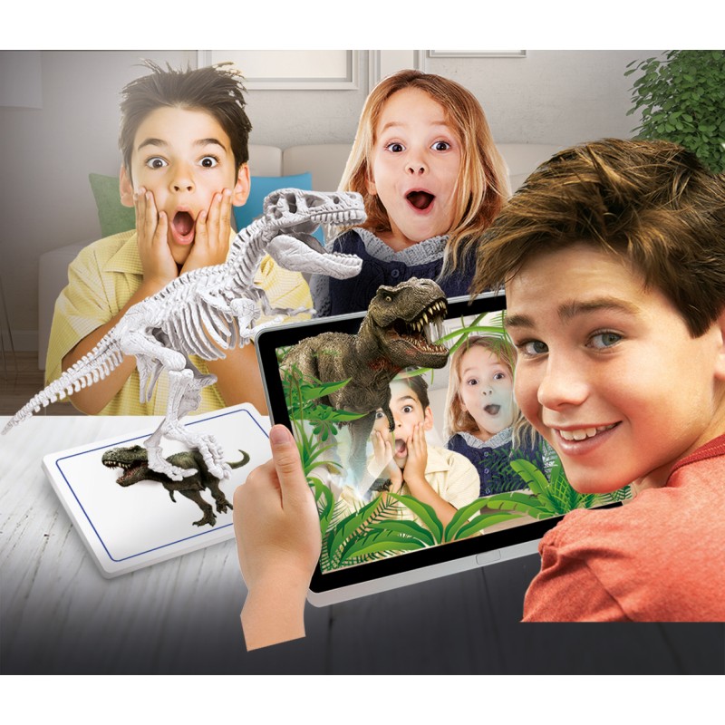 Μαθαίνω Και Δημιουργώ Lab Εκπαιδευτικό Παιχνίδι Δεινόσαυροι T-Rex Και Τρικεράτωψ Για 7+ Χρονών