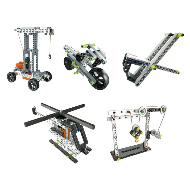 Μαθαίνω Και Δημιουργώ Build Εκπαιδευτικό Παιχνίδι Εργαστήριο Μηχανικής Με 250+ Εξαρτήματα Για 8+