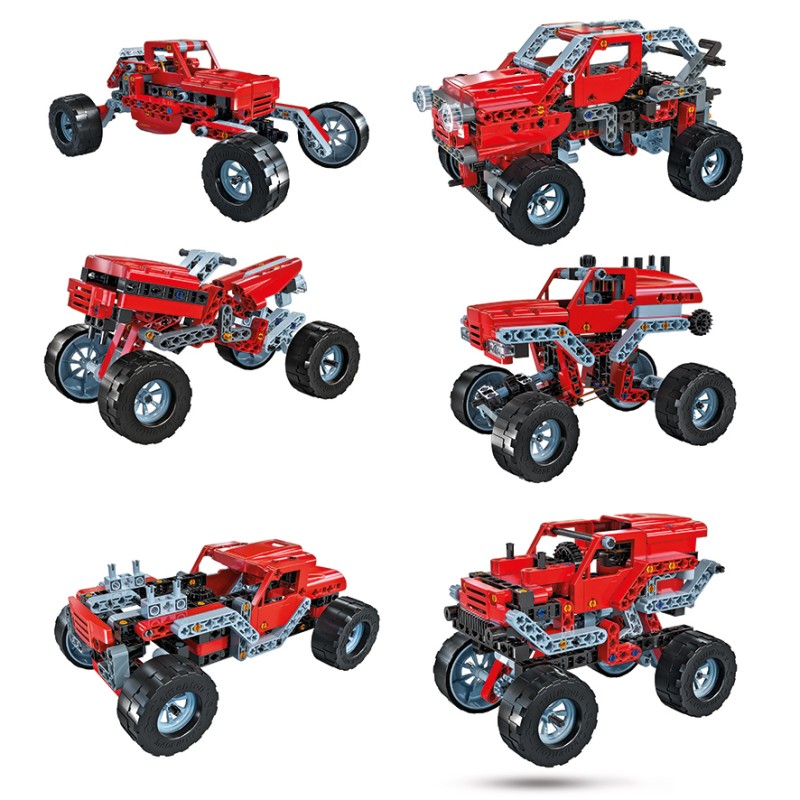 Μαθαίνω Και Δημιουργώ Build Εκπαιδευτικό Παιχνίδι Εργαστήριο Μηχανικής Monster Trucks Για 8+ Χρονών