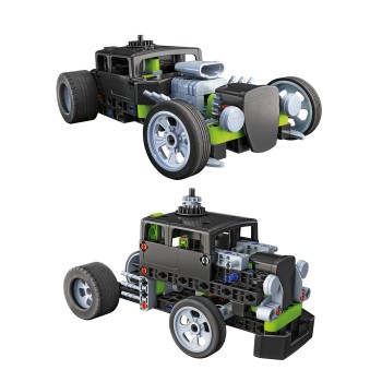 Μαθαίνω Και Δημιουργώ Build Εκπαιδευτικό Eργαστήριο Μηχανικής Αγωνιστικό Αυτοκίνητο Και Φορτηγό Για