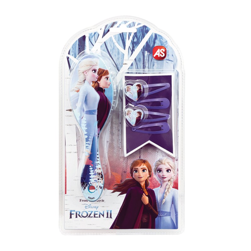 AS Βούρτσα Με Κλιπς Μαλλιών Disney Frozen 2 Για 3+ Χρονών