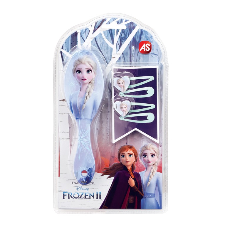 AS Βούρτσα Με Κλιπς Μαλλιών Disney Frozen 2 Για 3+ Χρονών