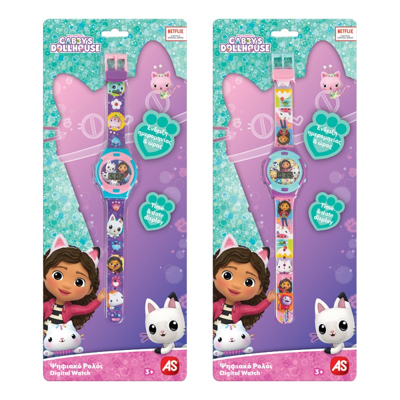 AS Παιδικό Ψηφιακό Ρολόι DreamWorks Gabbys Dollhouse Για 3+ Χρονών