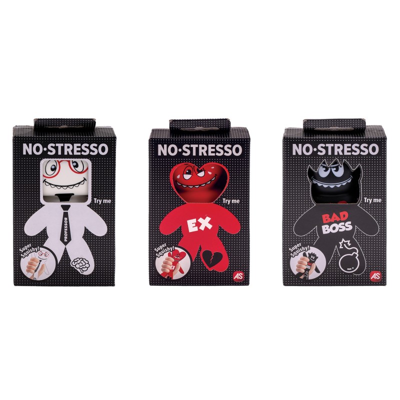 NoStresso Squishy Φιγούρα Σε 3 Σχέδια Για 8+ Ετών