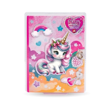 AS Ατζέντα Μεγάλη Με Κλειδαριά Σε 3 Σχέδια Για 3+ Χρονών