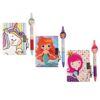 AS Ατζέντα Με Στυλό Σε 3 Σχέδια Για 3+ Χρονών