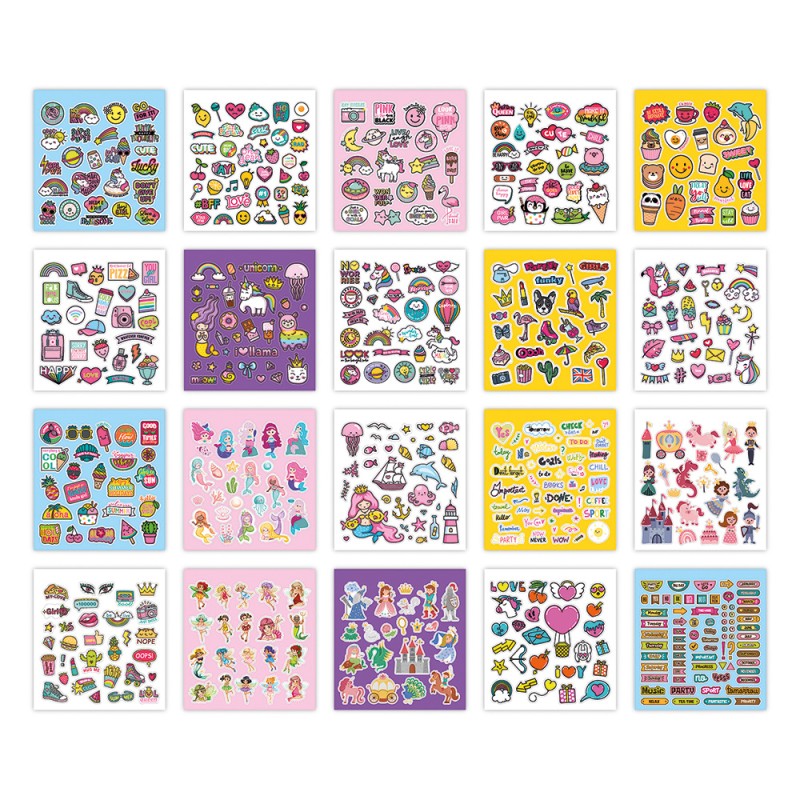 AS Sticker Book Τετράδιο Με 500 Αυτοκόλλητα Για 3+ Χρονών