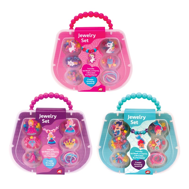 AS Σετ Κοσμημάτων Σε 3 Σχέδια Για 3+ Χρονών