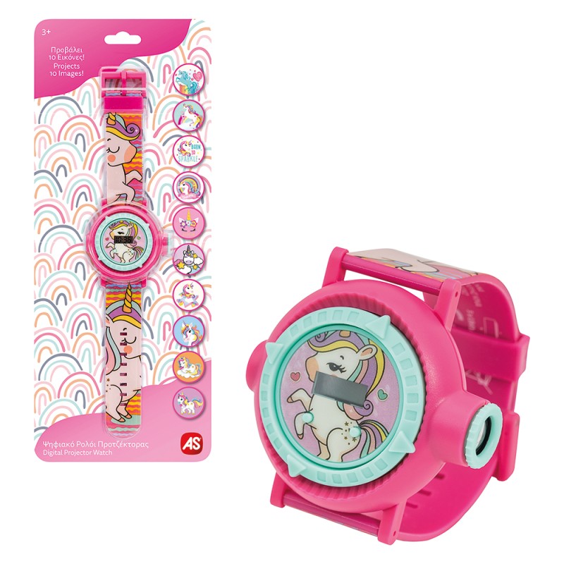 AS Παιδικό Ψηφιακό Ρολόι Προτζέκτορας Μονόκερος Για 3+ Χρονών