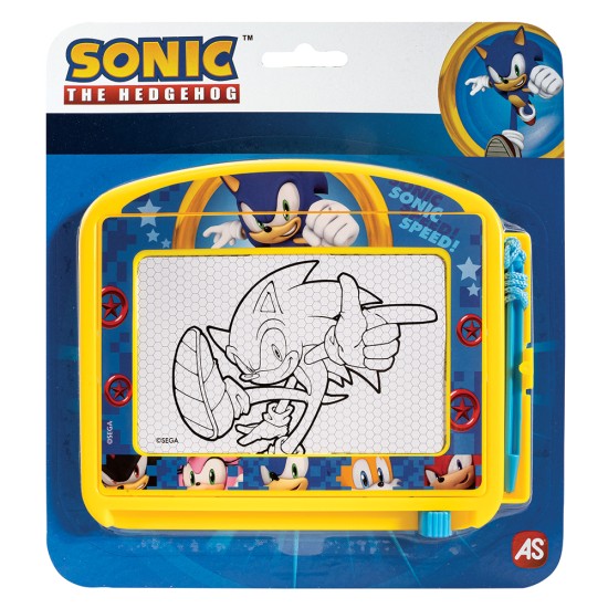 AS Πίνακας Γράψε - Σβήσε Travel Sonic The Hedgehog Για 3+ Χρονών AS Πίνακας Γράψε - Σβήσε Travel Sonic The Hedgehog Για 3+ Χρονών