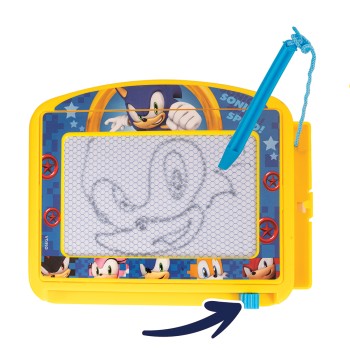 AS Πίνακας Γράψε - Σβήσε Travel Sonic The Hedgehog Για 3+ Χρονών