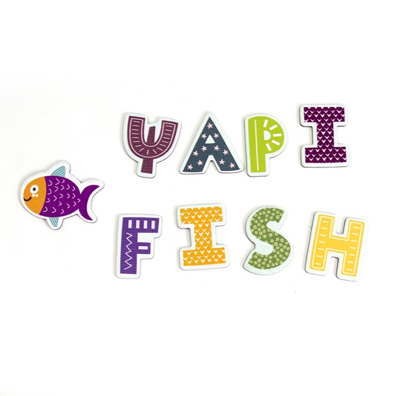 AS Magnet Box Αλφαβήτα 91 Εκπαιδευτικοί Χάρτινοι Μαγνήτες Για 3+ Χρονών