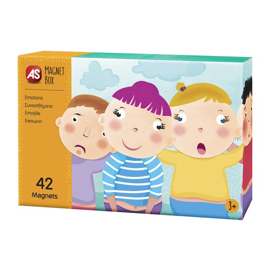 AS Magnet Box Συναισθήματα 42 Εκπαιδευτικοί Χάρτινοι Μαγνήτες Για 3+ Χρονών AS Magnet Box Συναισθήματα 42 Εκπαιδευτικοί Χάρτινοι Μαγνήτες Για 3+ Χρονών