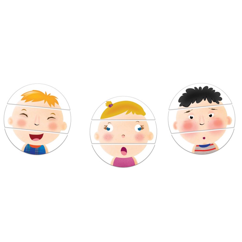 HappiHobbi Συναισθήματα 42 Εκπαιδευτικοί Χάρτινοι Μαγνήτες Για 3+ Χρονών