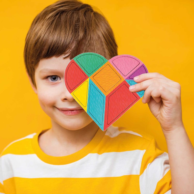 HappiHobbi Μαγικά Σχήματα 26 Εκπαιδευτικοί Χάρτινοι Μαγνήτες Για 5+ Χρονών