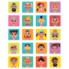 HappiHobbi Αστεία Πρόσωπα 55 Εκπαιδευτικοί Χάρτινοι Μαγνήτες Για 3+ Χρονών