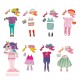 AS Magnet Box Fantasy Dreams Dress-Up 46 Εκπαιδευτικοί Ξύλινοι Μαγνήτες Για 3+ Χρονών