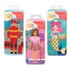 HappiHobbi Magnet Tins City Heroes - Fashion Girl - Mermaid Princess Εκπαιδευτικοί Χάρτινοι Μαγνήτες