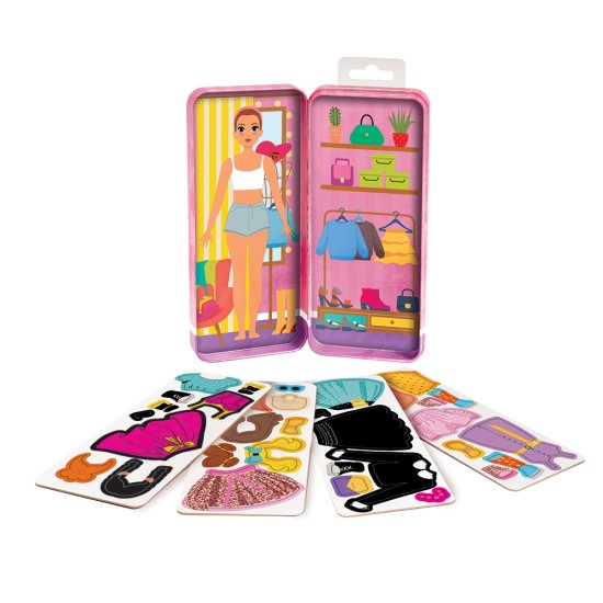 HappiHobbi Magnet Tins City Heroes - Fashion Girl - Mermaid Princess Εκπαιδευτικοί Χάρτινοι Μαγνήτες HappiHobbi Magnet Tins City Heroes - Fashion Girl - Mermaid Princess Εκπαιδευτικοί Χάρτινοι Μαγνήτες