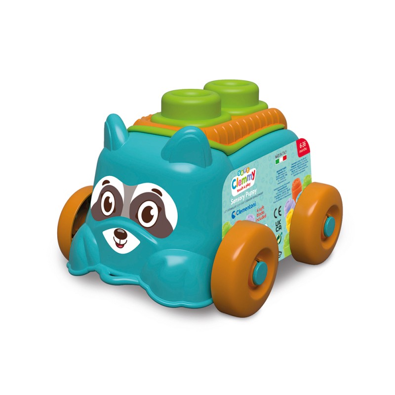 Soft Clemmy Αισθητηριακό Σκυλάκι Κουβαδάκι Με 4 Μαλακά Premium Τουβλάκια Για 6-36 Μηνών