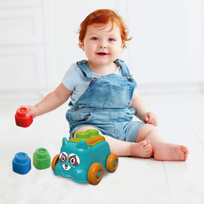 Soft Clemmy Αισθητηριακό Σκυλάκι Κουβαδάκι Με 4 Μαλακά Premium Τουβλάκια Για 6-36 Μηνών