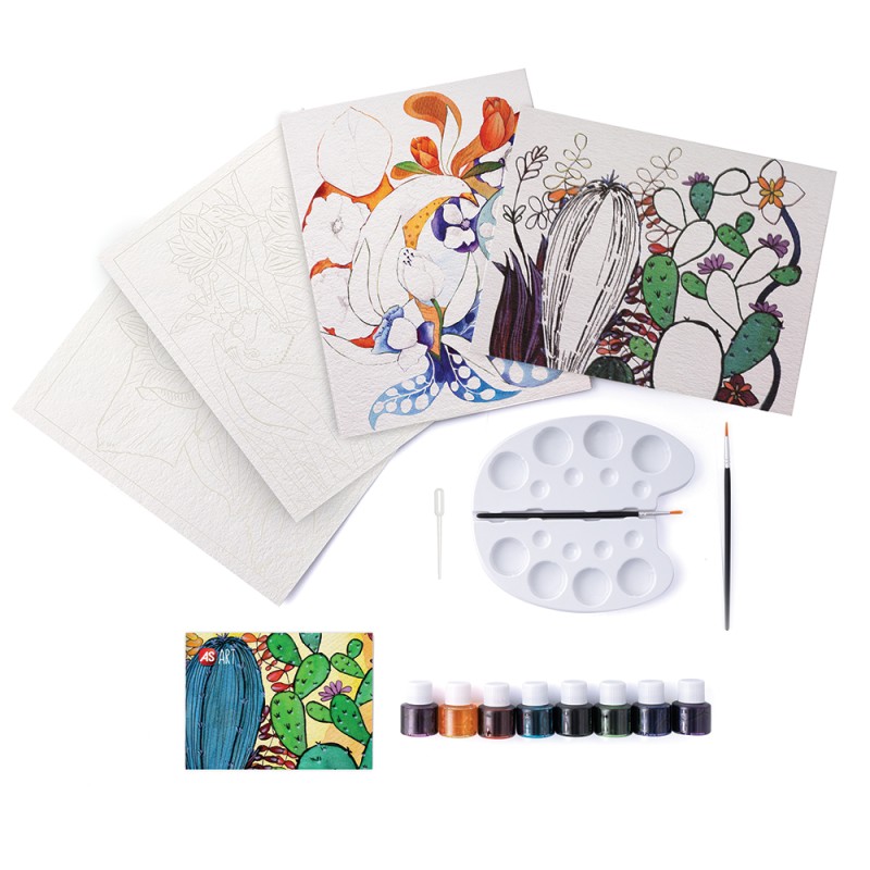 AS Art Νερομπογιές Λουλούδια Για 8+ Χρονών