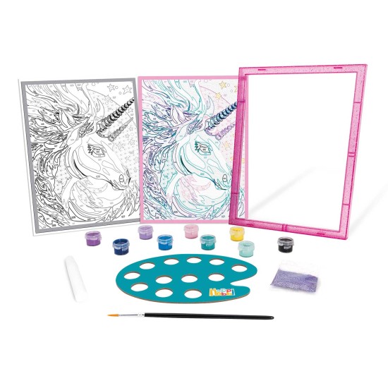 HappiHobbi Paint & Frame Paint by Numbers Fairytale Unicorn Για Ηλικίες 8+ Χρονών HappiHobbi Paint & Frame Paint by Numbers Fairytale Unicorn Για Ηλικίες 8+ Χρονών