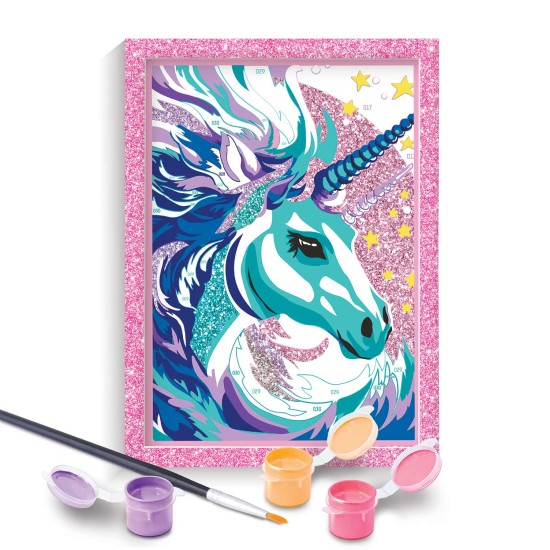 HappiHobbi Paint & Frame Paint by Numbers Fairytale Unicorn Για Ηλικίες 8+ Χρονών HappiHobbi Paint & Frame Paint by Numbers Fairytale Unicorn Για Ηλικίες 8+ Χρονών