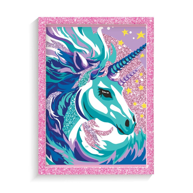 HappiHobbi Paint & Frame Paint by Numbers Fairytale Unicorn Για Ηλικίες 8+ Χρονών