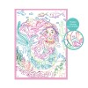 HappiHobbi Paint & Frame Paint by Numbers Mythical Mermaid Για Ηλικίες 8+ Χρονών