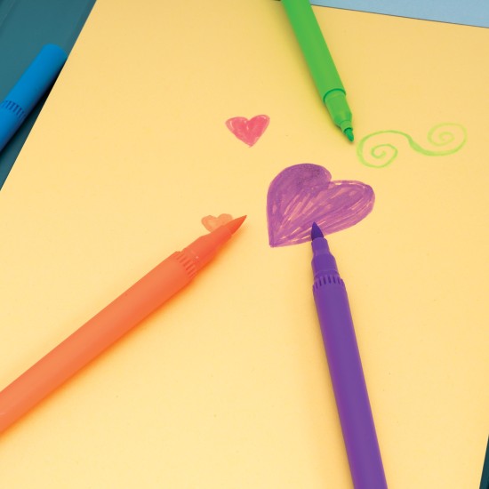 HappiHobbi Art Journal Neon Μαρκαδόροι Για 9+ Χρονών HappiHobbi Art Journal Neon Μαρκαδόροι Για 9+ Χρονών