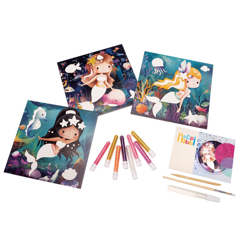 HappiHobbi Art Σετ Χειροτεχνίας με Χάντρες Για 5+ Χρονών