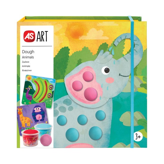 AS Art Dough Animals Για 3+ Χρονών AS Art Dough Animals Για 3+ Χρονών