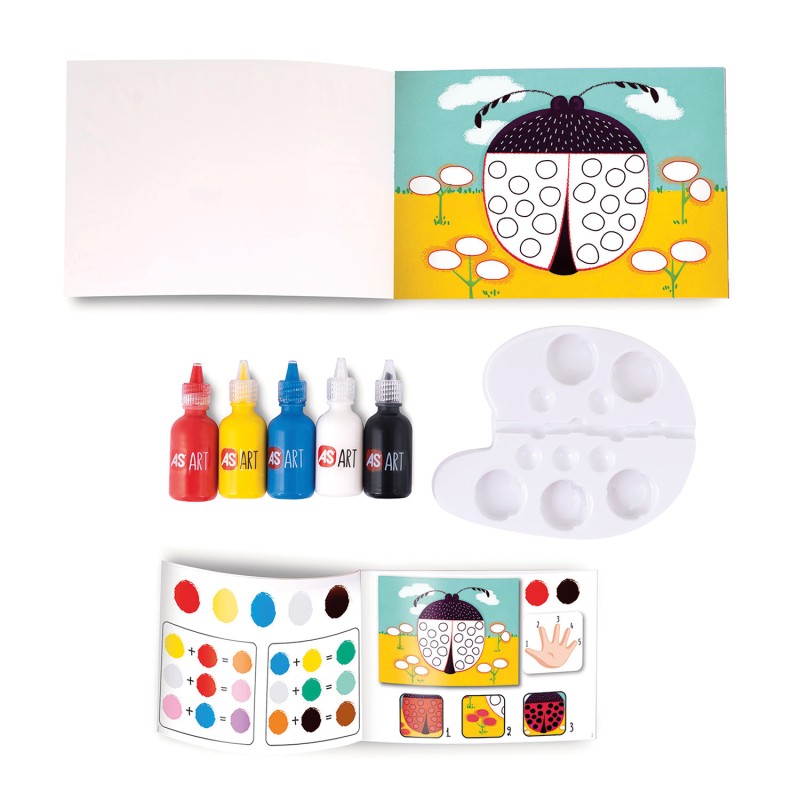 HappiHobbi Art Οι Πρώτες Μου Δαχτυλομπογιές Για 3+ Χρονών