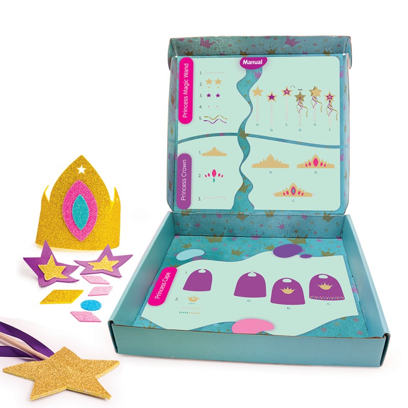 AS Craft Πριγκίπισσα Παιχνίδι Με 3 Χειροτεχνίες DIY Για 3+ Χρονών